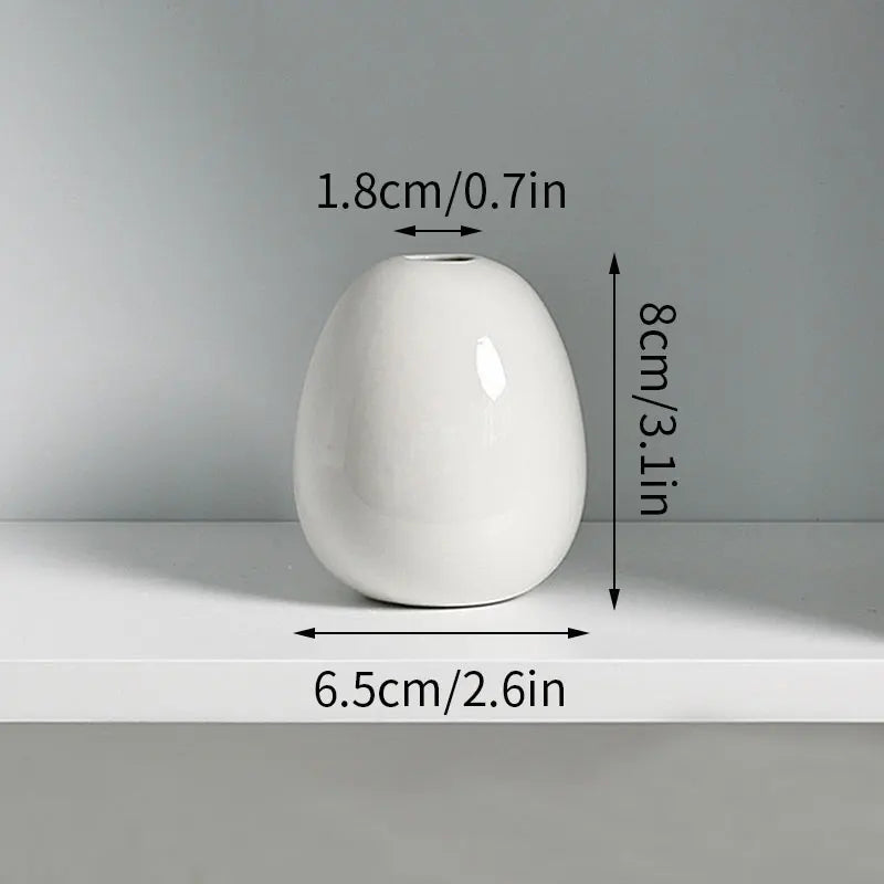 vases décoratifs modernes couleurs blanc rose vert bleu violet rond lissesintérieur maison
