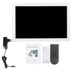 Cadre numérique multifonction 17 pouces résolution 1440 900 blanc moderne écran tactile télécommande