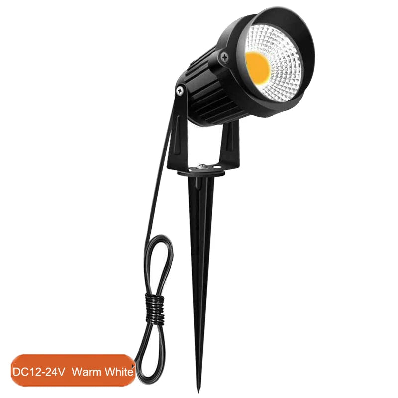 projecteur led jardin extérieur ip65 étanche moderne noir lisse opaque