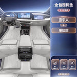 tapis sol voiture beige rayures horizontales moderne imperméable résistant cuir artificiel fibre synthétique polyuréthane