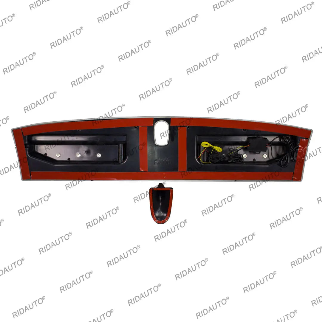 barre led blanche fixée moderne câbles interrupteur voiture sans fin dauphin