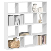 Étagère cube murale 12 compartiments blanc moderne pour salon et chambre - Ombre Interieur
