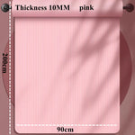 tapis yoga 200x90cm noir violet rose vert rayures antislip épais 10mm débutant moderne confortable