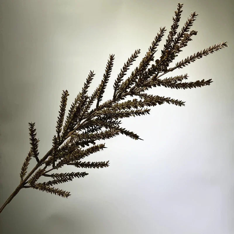 décoration extérieure branche artificielle feuilles vertes brun vase naturel expositionextérieur