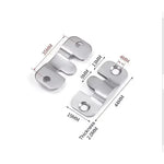 supports muraux argentés modernes tableaux miroirs acier inoxydable utilisation multiple 35mm 19mm