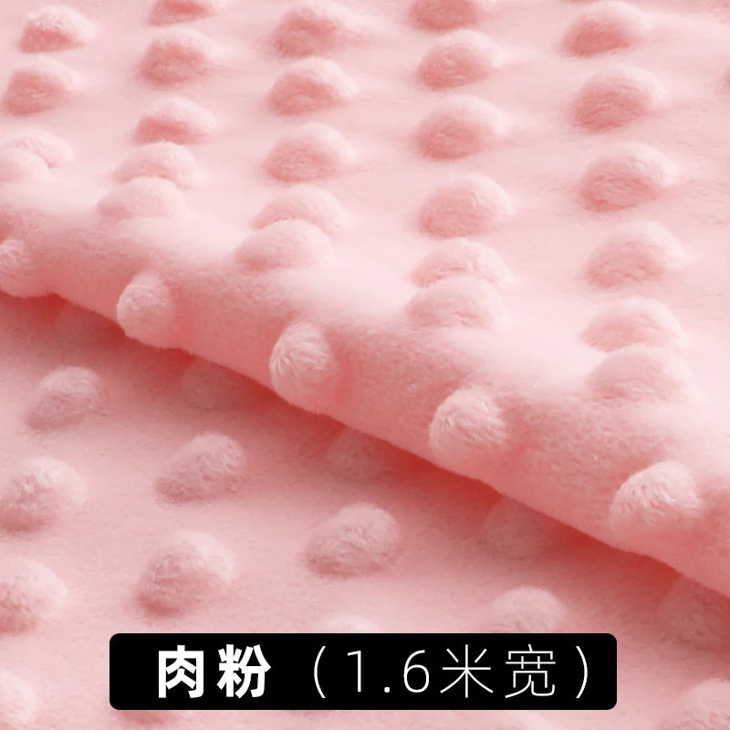 couverture bébé protection uv tissu velours couleur rose jaune moderne douce texture bosses respectueux