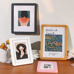 cadres photo contemporains orange blanc noir rose graphiques pouces pouces