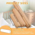 coussin ergonomique beige texture pointillée contemporain zip invisible amovible lavable 60cm 100cm