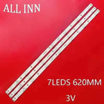 bande led rétro éclairage 3v blanc leds 620mm moderne télévision fixations électriques