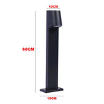 lampe led extérieure étanche moderne noir ip65 ac 85265v waterproof