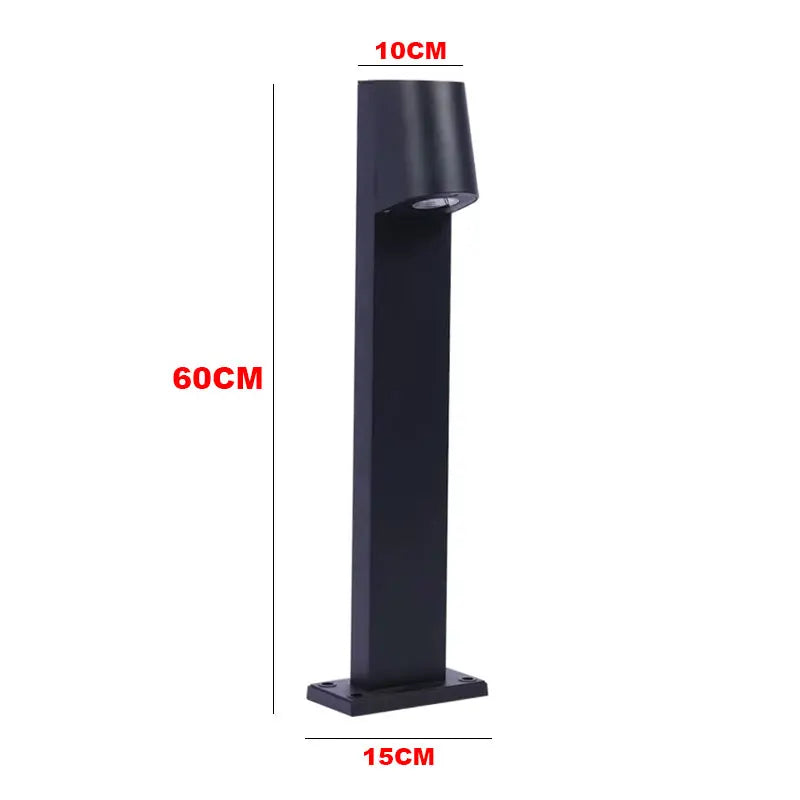 lampe led extérieure étanche moderne noir ip65 ac 85265v waterproof
