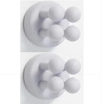 crochets adhésifs pvc moderne porte savon multi usage rangement mur orange rose gris noir