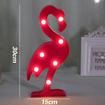 Design de l'applique murale flamant rose vu de profil