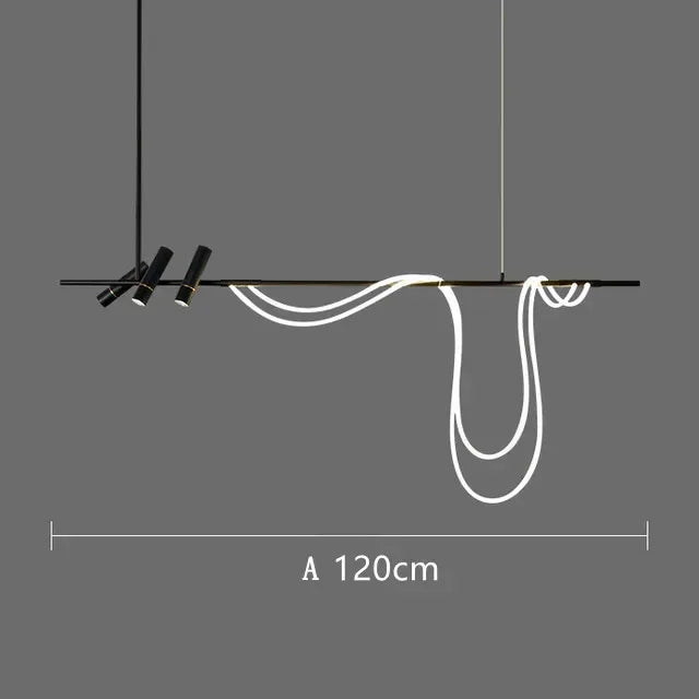 lampe suspendue moderne blanc noir sphère transparente led câble ondulé minimaliste fournie