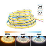 ruban led flexible 608 leds 2700k 6500k adhésif double face connecteurs câbles modernes