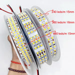 ruban led flexible 240 leds blanc bleu moderne adhésif 12v 24v 50000h