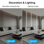 profils d'éclairage led aluminium blanc noir clips moderne 7mm 9mm 10mm 12mm