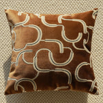 housse coussin géométrique polyester beige marron contemporain opacité 30x50cm 45x45cm décoration maison voiture