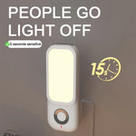 veilleuse nuit sans fil induction lumière blanche moderne adhésif tactile flash torch charge urgence