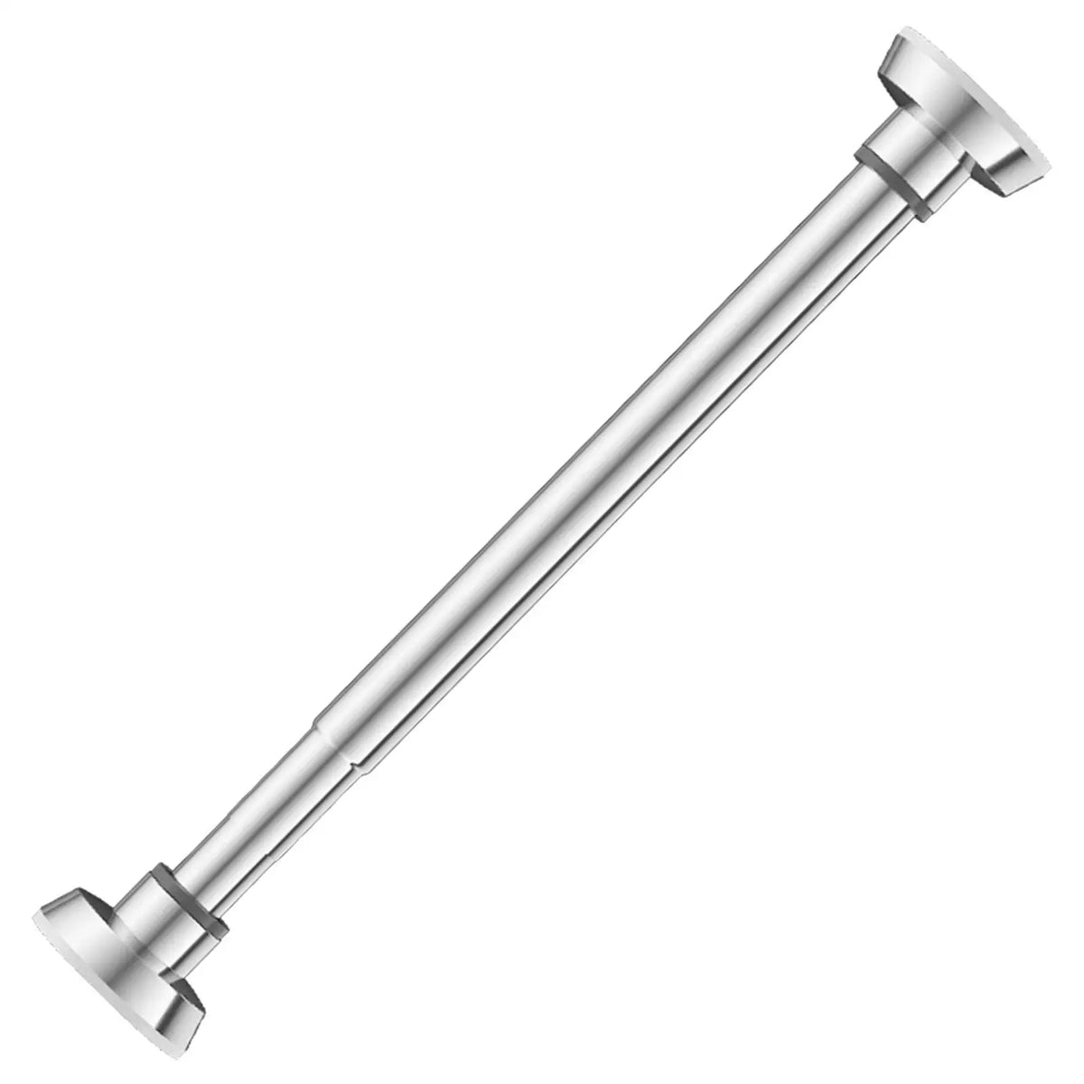 tige rideau extensible métal argenté moderne ajustable 35cm 55cm 70cm 110cm 140cm