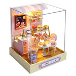 miniature magasin vintage bois artisanale diy bacs fruits légumes viandes sucreries pâtisseries