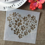 stencil transparent ailes ange bricolage scrapbooking coloriage artisanal clips pochoir peinture murale