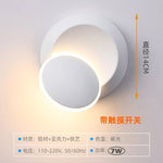 lampe murale led moderne minimaliste fixée mur interrupteur tactile noir blanc