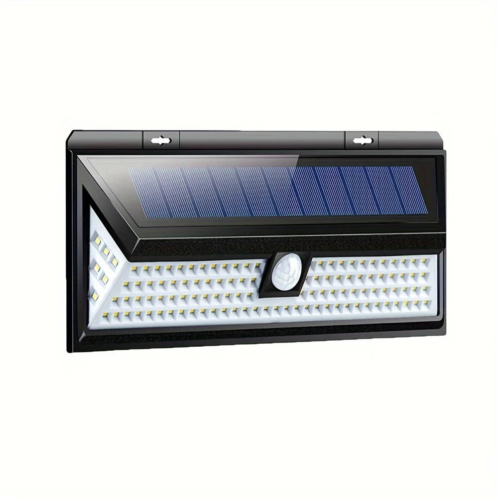 panneau solaire led moderne capteur mouvement noir gris bleu hydrofuge ip65extérieur