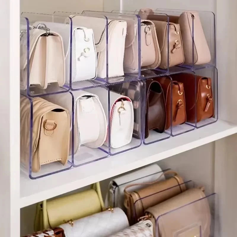 support rangement transparent moderne adhésif porte sacs porte livres cahiers notes armoire respectueux environnement