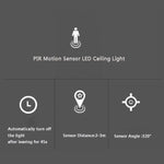 lumière détecteur mouvement noir blanc doré moderne flux lumineux led 249 2000v