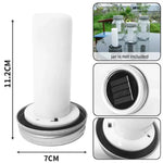 lampe solaire moderne blanc noir effet flamme étincelles vacillantes extérieur jardin mariage