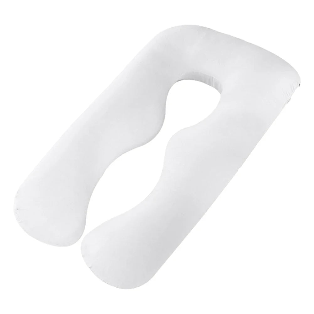 coussin maternité rose uni confortable blanc marron 70x130cm respectueux environnement