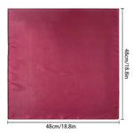 serviettes table rouge bordeaux satinées classiques 48x48cm décoration mariage noël restaurant