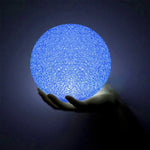 boule lumineuse led colorée moderne 12cm 14cm décoration vacances festive