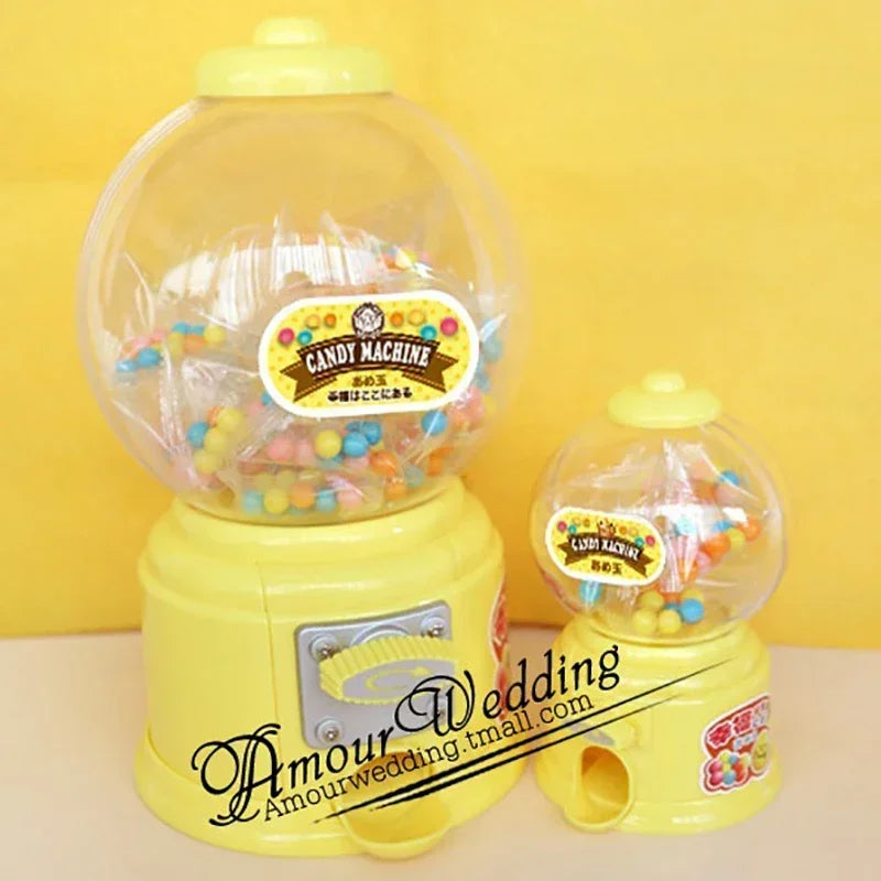 distributeur bonbons transparent classique rose jaune vert bleu noir blanc vintage