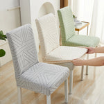 housse chaise moderne tissu extensible protecteur siège salle manger banquet
