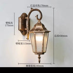 lampe murale classique vintage métal doré antique fixations extérieure intérieure