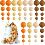 décoration gâteau boules vertes blanches dorées mariage anniversaire festives modernes