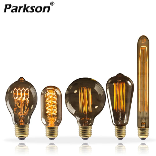 ampoule led vintage rétro filament édison globe ambre doré culot e27 décoration intérieur loft