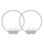 anneaux rideau modernes vis rideaux polonais minimaliste couleur beige noir