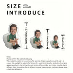 coussin personnalisable imprimé photo moderne vert blanc 40cm 30cm 20cmversible