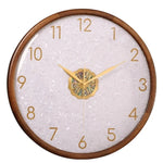 horloge murale moderne or marron asiatique décoratif salle mangerDecoration horloge digitale aiguille
