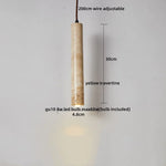 suspension lumineuse moderne pierre naturelle blanc brun lustre salon cuisine chambre minimaliste