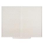 tapis drainage silicone gris rayures diagonales moderne respectueux environnement pliable