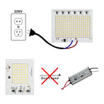 plaque led 10w 20w 30w 50w 100w blanc moderne diodes connecteurs