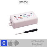 contrôleur led wifi bluetooth musique chargeur puissance 524v ws2812 ws2811 pixels blanc moderne