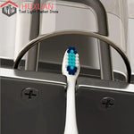 porte brosses dents gris moderne adhésif brosses dents flacon crème brosse coiffure rasoir électrique