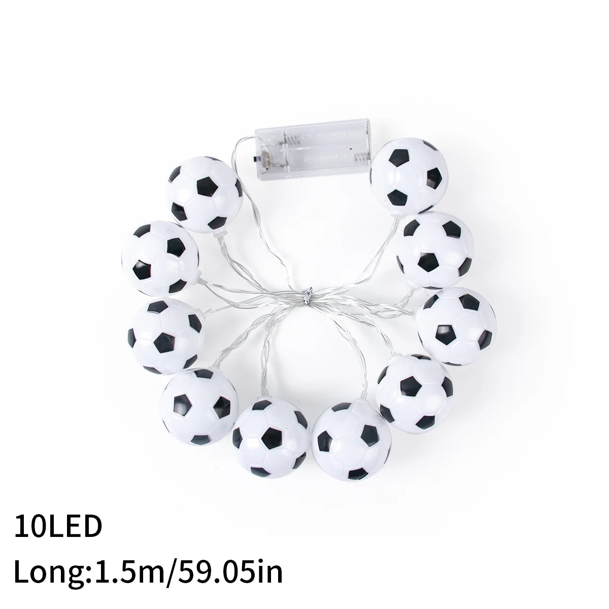 guirlande lumineuse sportive ballons football basketball leds festives chambre enfantsDecorationThèmeFeteAnniversaire