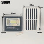 lumière solaire led ip67 moderne autoinstallation vacances 100w 200w 300w 500w 6v abs noir