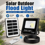lampe solaire extérieure moderne noire blanche ip65 led 30w télécommande adhésif fixe